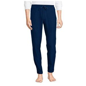 NWOT Lands' End Men's XXL Navy Blue Cotton Lounge Pants